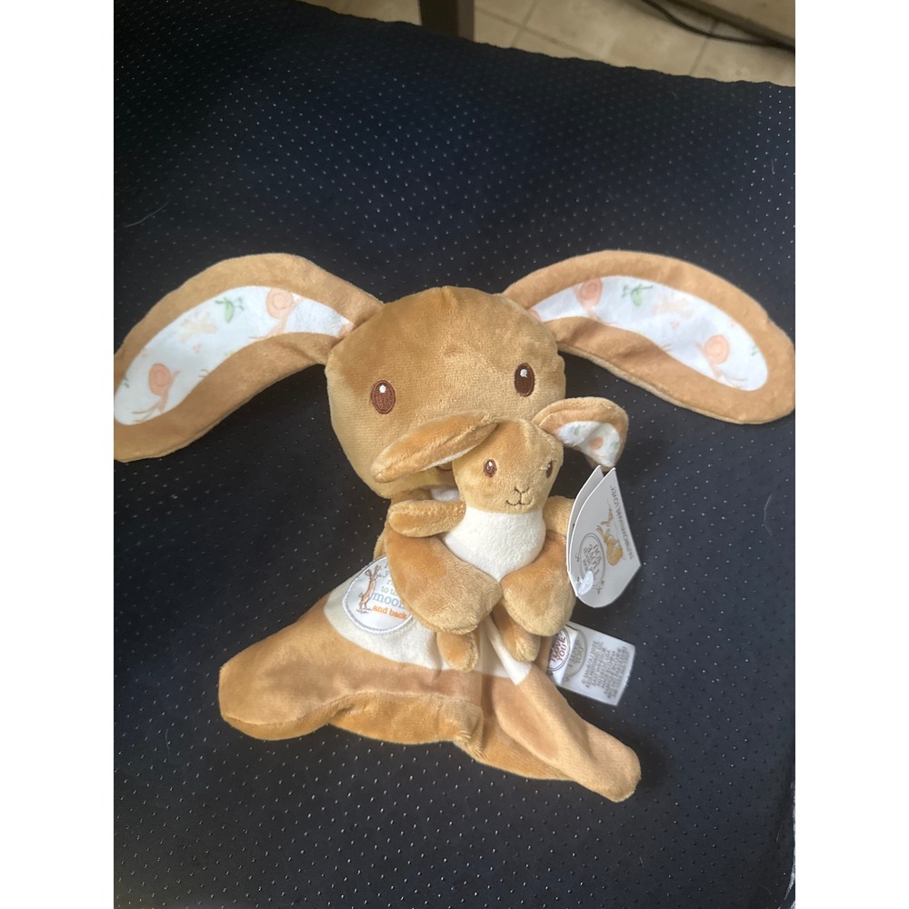NWT Kids Preferred Guess How Much I Love You Nutbrown Hare Baby Security Blanket